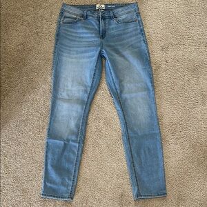 Jordache Blue Skinny Jeans with Subtle Distressing